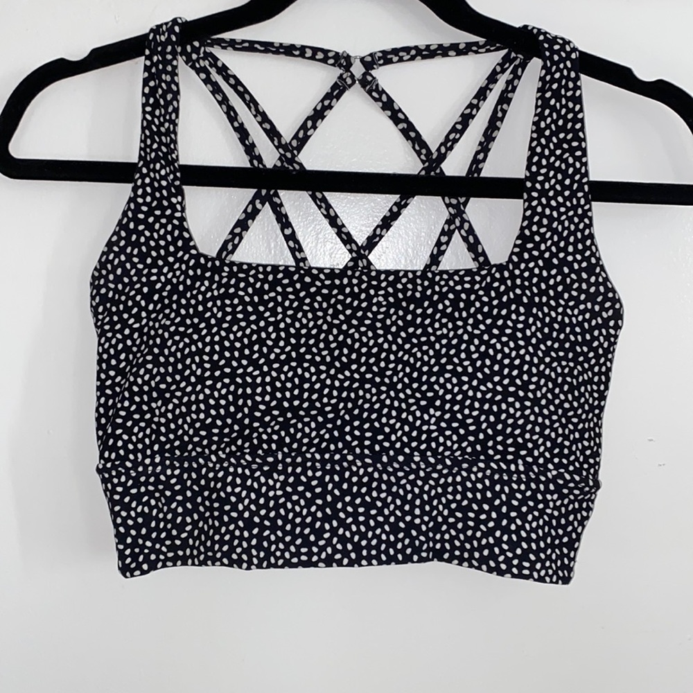 Buffbunny Revolution Sports Bra •. Bossy Print (black)